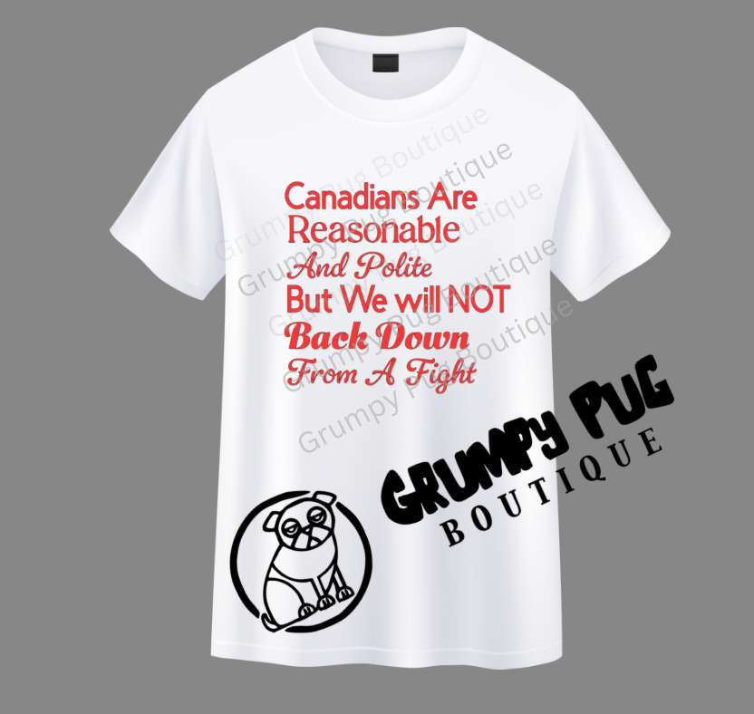 Canada T Shirt White