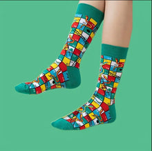 Load image into Gallery viewer, Socks - Snakes and Ladders
