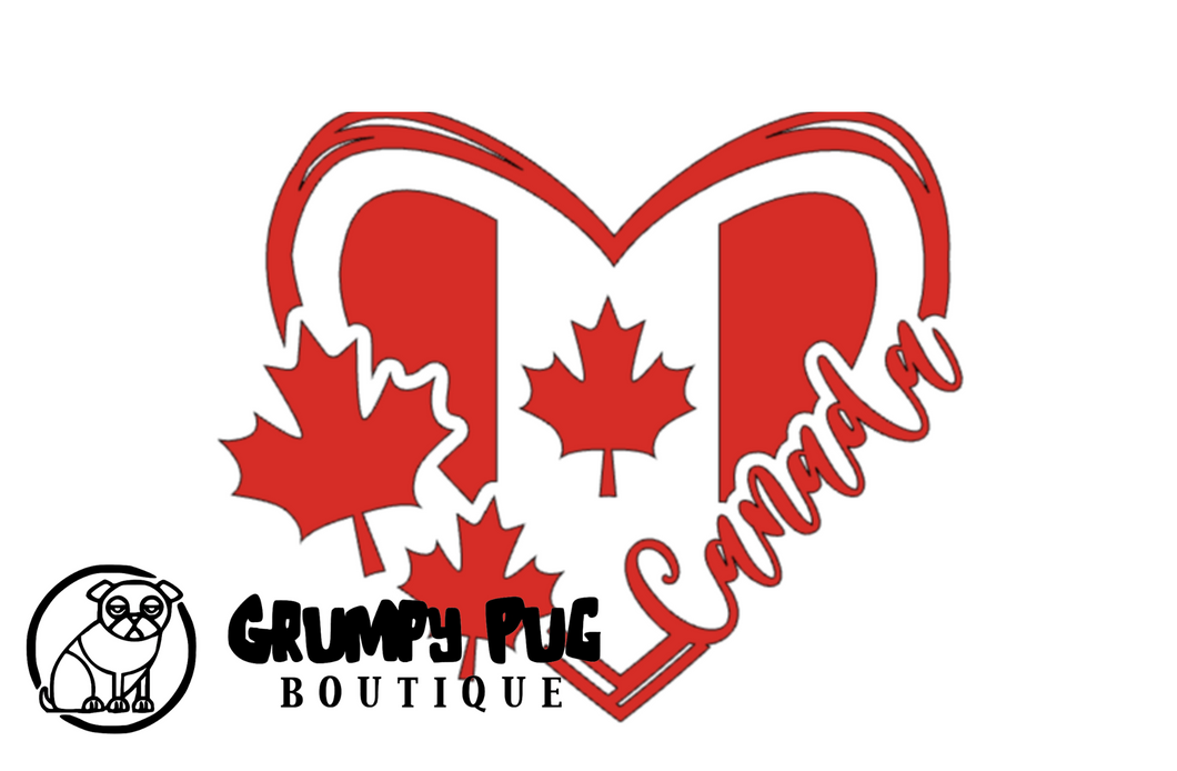 Canada Heart Sticker